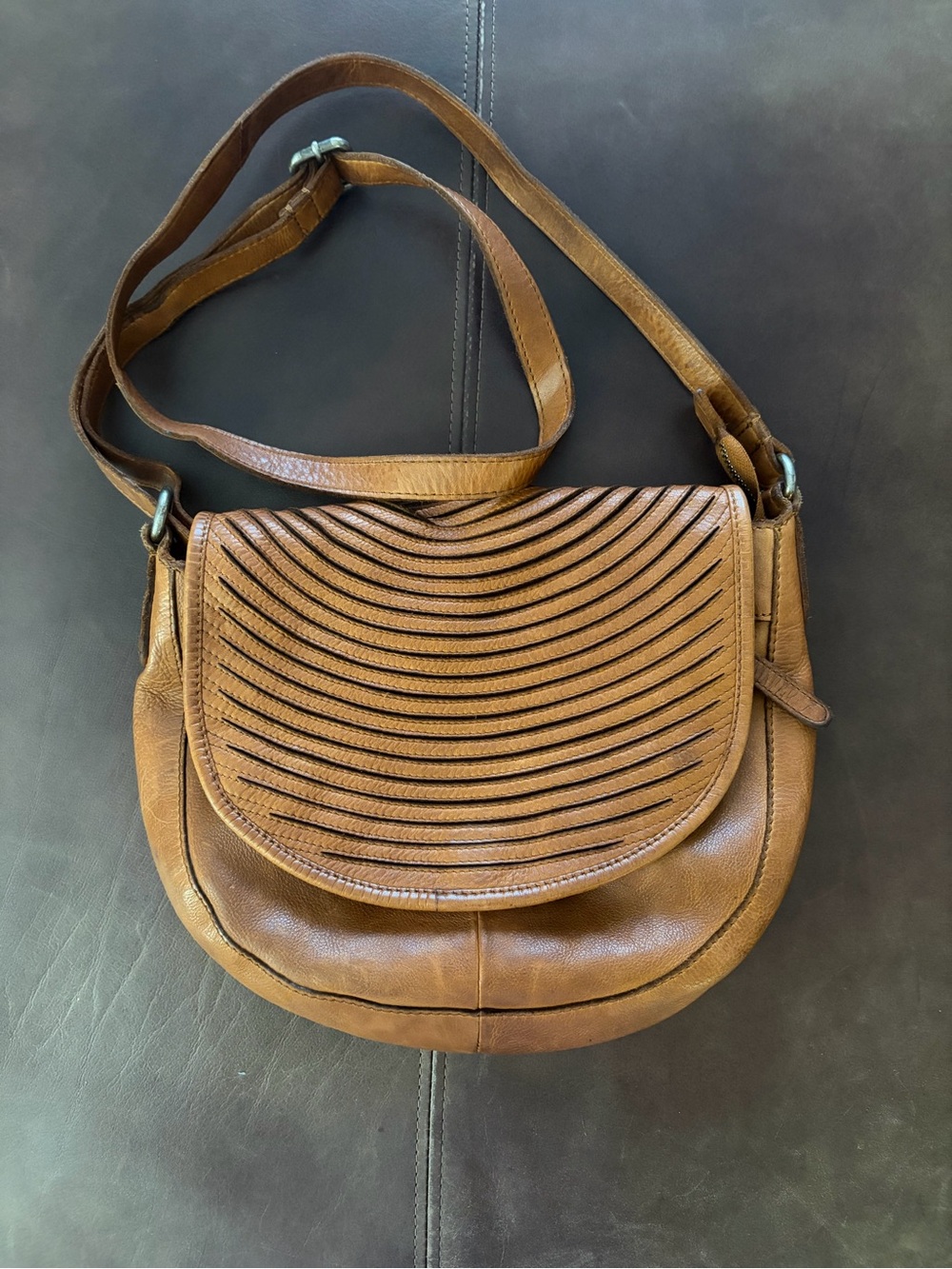 Vilenca Holland leather Boho Crossbody Purse